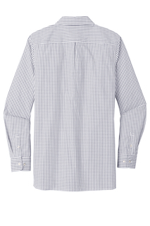 Ladies Broadcloth Gingham Easy Care Shirt