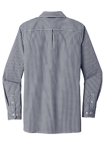 Ladies Broadcloth Gingham Easy Care Shirt