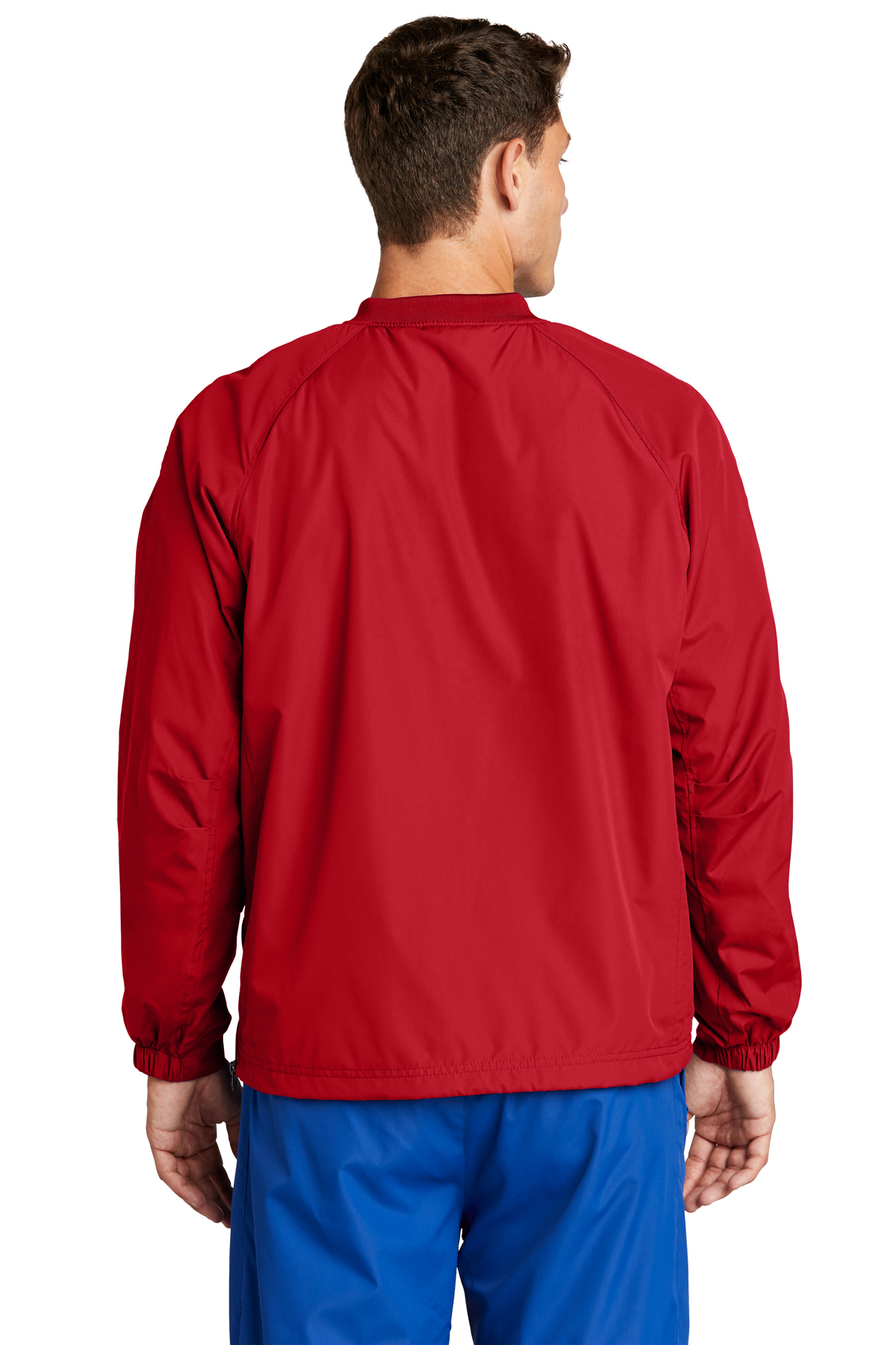 Sport-Tek V-Neck Raglan Wind Shirt