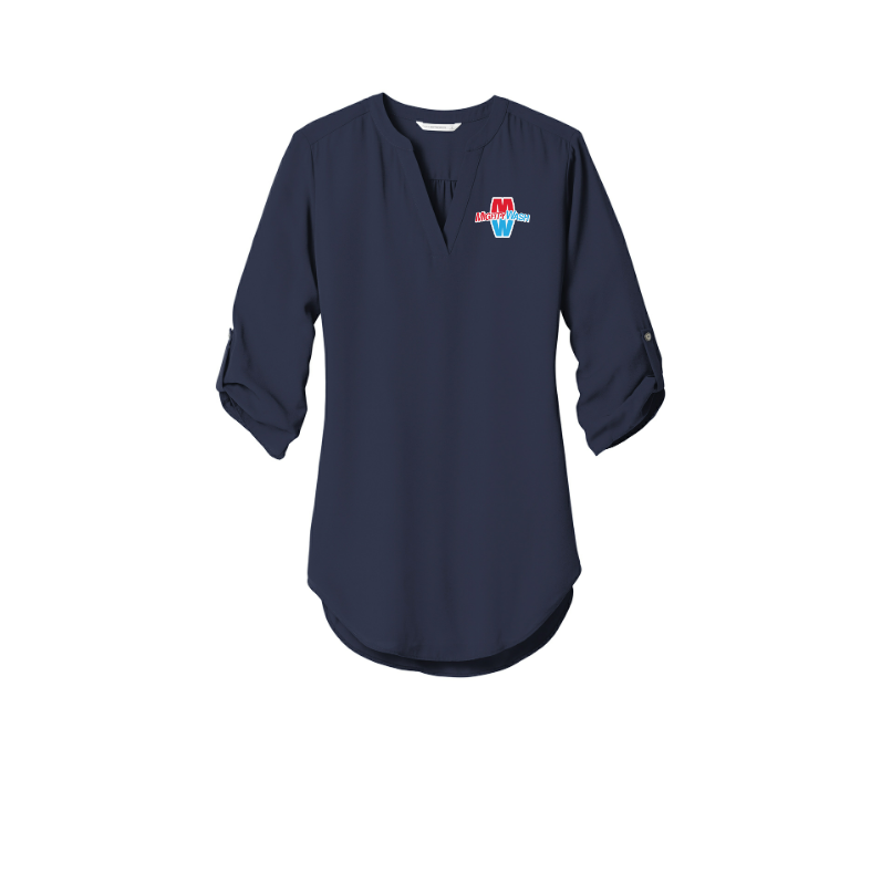 Port Authority Ladies 3/4-Sleeve Tunic Blouse