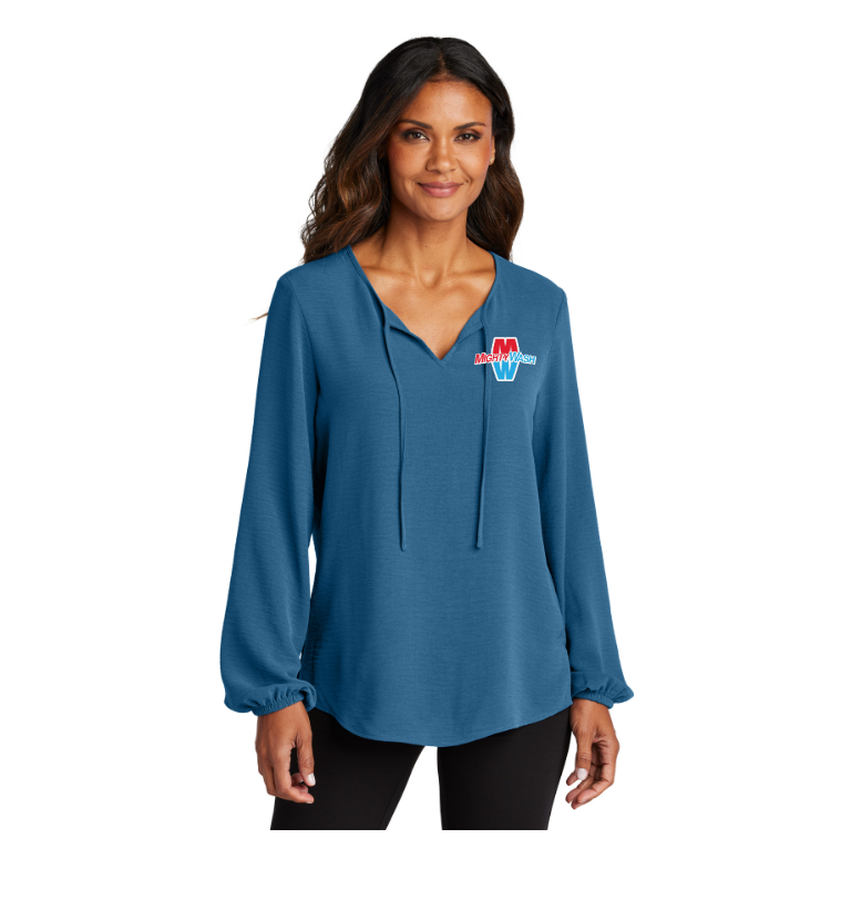 Port Authority Ladies Textured Crepe Blouse LW714