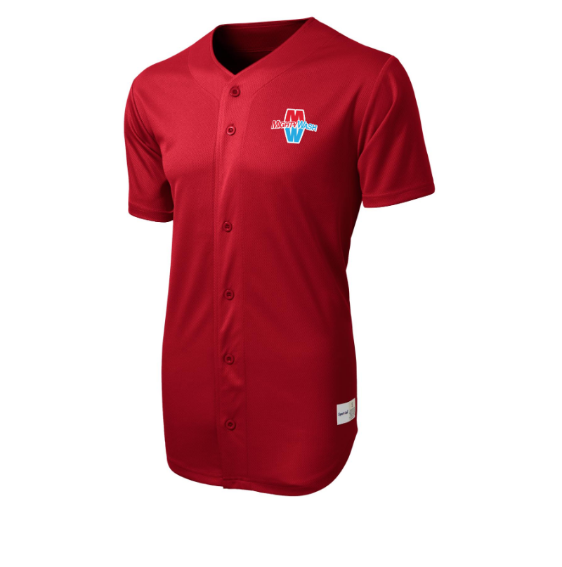 Sport-Tek PosiCharge Tough Mesh Full-Button Jersey