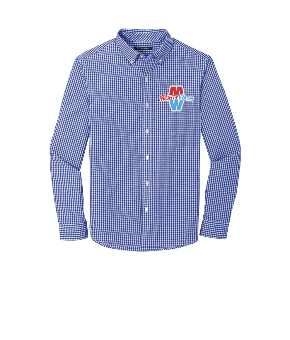 Broadcloth Gingham Easy Care Shirt
